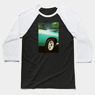 Classic car in solar system Baseball T-Shirt